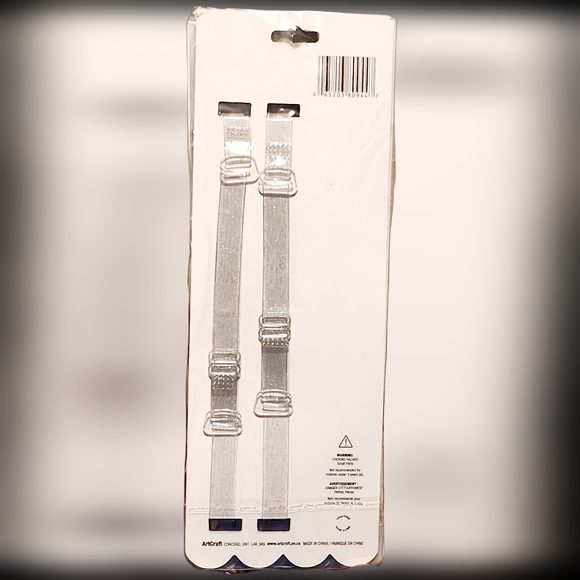 NWT 1 SET DESIGNER TRANSPARENT BRA STRAPS: 3 to Choose From! - Picture 12 of 12